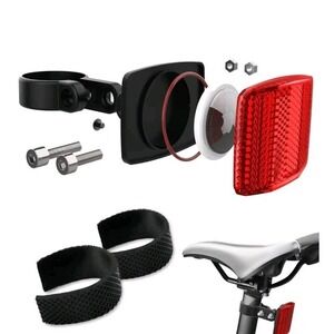 Airtag Bike Mount - Hidden GPS Tracker Case for Apple Airtag, Anti-Theft Hold...